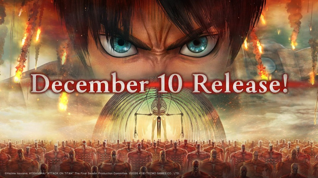 进击的巨人3发售日确定 12月10日全平台上市