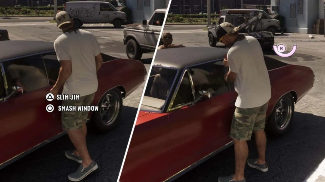 GTA6偷车玩法大改!不再一键上车,需技巧解锁,更有挑战性
