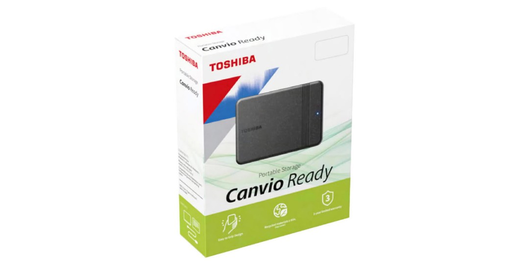 东芝新Canvio Ready移动硬盘上市 大空间防摔可靠日常存储选它