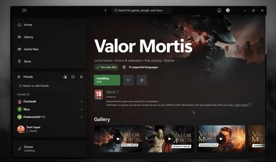 新版Xbox应用大提速:游戏库加载更快,商店界面合并更流畅